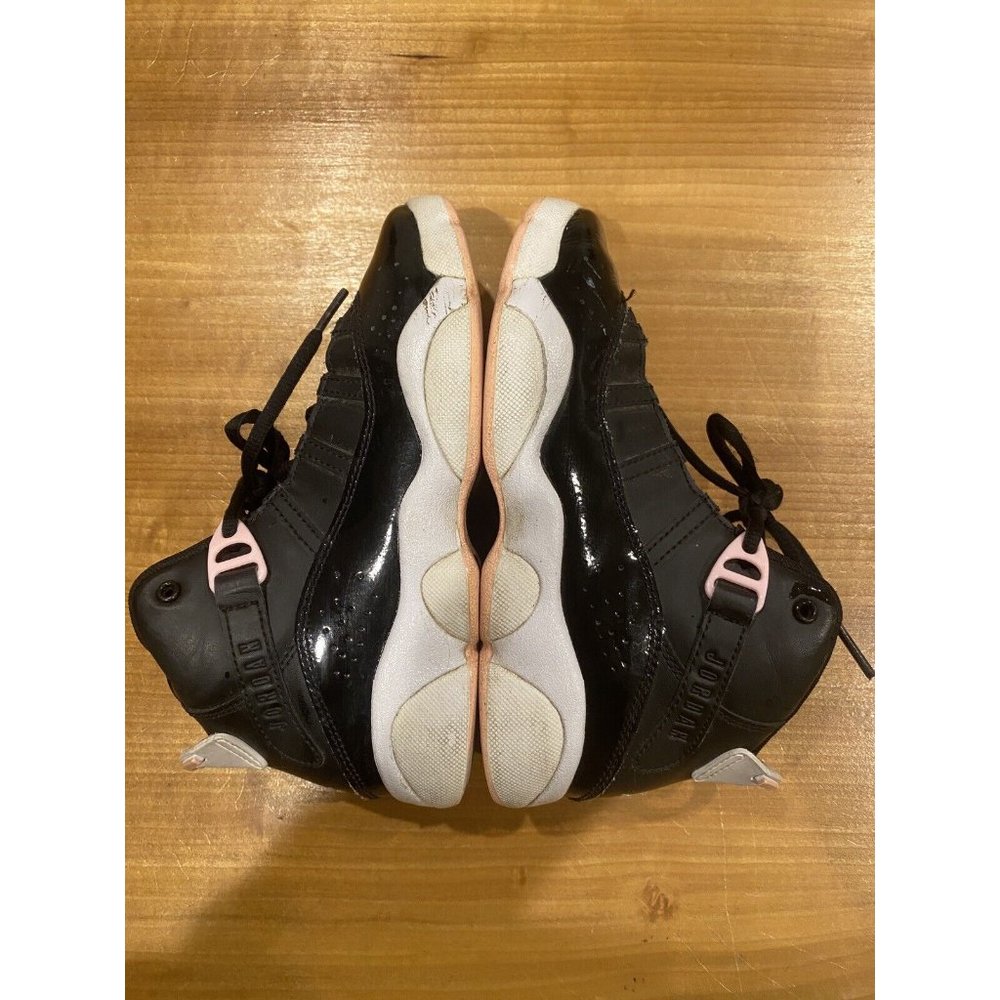 Nike Air Jordan 6 Rings Pink Kids 1.5 Youth Scuffs